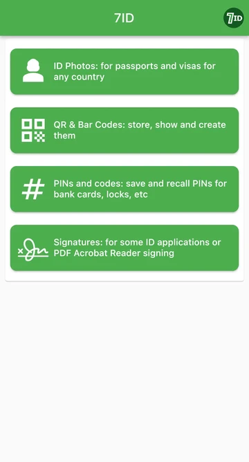 Додаток 7ID: скануйте, створюйте та зберігайте QR-коди